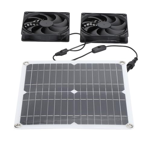 RespireFinem 12W 18V Solar Panel Lüfter Kit leistungsstarker Solarabgase -Lüfter bis zu 3000 U/min ideal für kleine Hühnerbummel -Häuser Schuppen und Haustierhäuser mit i RespireFinem 12W 18V Solar Panel Lüfter Kit leistungsstarker Solarabgase -Lüfter bis zu 3000 U/min ideal für kleine Hühnerbummel -Häuser Schuppen und Haustierhäuser mit i von Respicefinem
