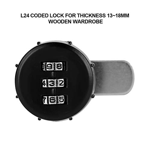 RespireFinem 3 Ziffer Code Kombination Zinklegungskennwort Sicherheitssicherung Coded Lock ideal für Werkzeugboxen Schränke Schubladen Mail -Box -Schulschließfächer und mehr aus (L=24 13~18mm cabinet RespireFinem 3 Ziffer Code Kombination Zinklegungskennwort Sicherheitssicherung Coded Lock ideal für Werkzeugboxen Schränke Schubladen Mail -Box -Schulschließfächer und mehr aus (L=24 13~18mm cabinet von Respicefinem