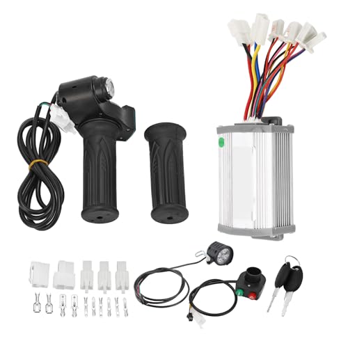 RespireFinem 48 V 1000W gebürstetem Motor Controller mit Twist Gasgriffschlüssel Frontlampe -Schalter Kit ideal für Elektrofahrrad -Roller Dreiradumwandlung von Respicefinem