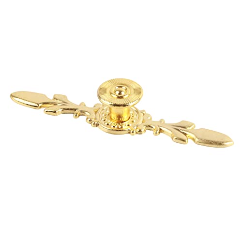 RespireFinem European Möbel Griff Schubladen Schrank Schreibtürknauf Zinklegierung korrosionsbeständig (Kleiner Set Golden) von Respicefinem