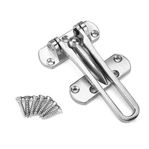 RespireFinem Heavy Duty Zink Alloy Safety Guard Security Door Schloss Latch ideal für mehrere Farbstoptionen Einfacher Installation zum Schutz Ihres Heimathothothothokuments und (Wire brushed steel RespireFinem Heavy Duty Zink Alloy Safety Guard Security Door Schloss Latch ideal für mehrere Farbstoptionen Einfacher Installation zum Schutz Ihres Heimathothothothokuments und (Wire brushed steel von Respicefinem