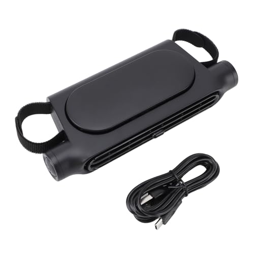 RespireFinem USB Car Cooling Lüfter Multifunktion effizientes, mit geräuschem blasenloser leistungsloser Lüfter hält Sie im Auto für Babys oder Haustiere mit USB -Stromversorgung (Schwarz) von Respicefinem