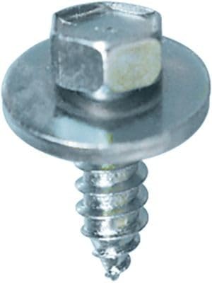 Blechschrauben, Sechskantkopf mit Unterlegscheibe, 5,5 mm x 16 mm, DIN 7976, 35 Stück Blechschrauben, Sechskantkopf mit Unterlegscheibe, 5,5 mm x 16 mm, DIN 7976, 35 Stück von Restagraf