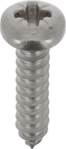 Blechschrauben, Zylinderkopf, gewölbt, Pozidrive, 4,2 mm x 19 mm, DIN 7981, Zink-Edelstahl, 20 Stück Blechschrauben, Zylinderkopf, gewölbt, Pozidrive, 4,2 mm x 19 mm, DIN 7981, Zink-Edelstahl, 20 Stück von Restagraf