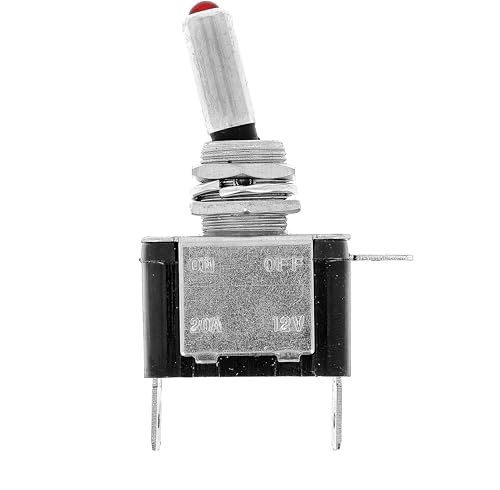 Restagraf - Hebelschalter mit rotem Licht – 3-polig – Anschluss Flachsteckhülse – Loch Durchmesser 12 mm – 20 A – 12 V – Ref. 17449 – 1 Stück Restagraf - Hebelschalter mit rotem Licht – 3-polig – Anschluss Flachsteckhülse – Loch Durchmesser 12 mm – 20 A – 12 V – Ref. 17449 – 1 Stück von Restagraf