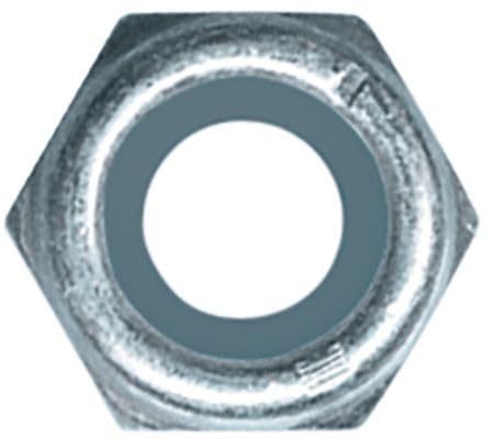 Restagraf - Sechskantmutter mit Nylon-Ring, M10-1,25 – Stahl Klasse 10 – DIN 982 – universelle Befestigung für Auto, Motorrad, Industrie oder Heimwerker – Ref. 832 – Beutel mit 10 Stück von Restagraf