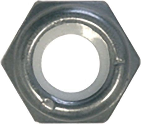 Restagraf - Sechskantmutter mit Nylon-Ring, M6-1.00 – Stahl Klasse 8 – DIN 982 – universelle Befestigung für Auto, Motorrad, Industrie oder Heimwerker – Ref. 827 – Beutel mit 30 Stück von Restagraf