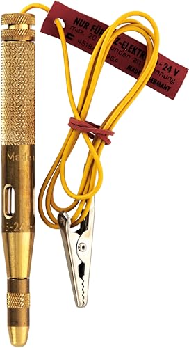 Restagraf - Spannungsprüfer Premium 6 – 12 – 24 V aus Messing – Leistung 5 W – 6752 Restagraf - Spannungsprüfer Premium 6 – 12 – 24 V aus Messing – Leistung 5 W – 6752 von Restagraf