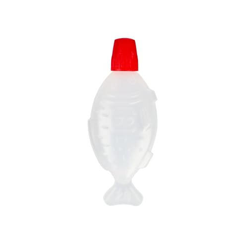 Restaurantware -Bento Tek 3 Milliliter Fischförmige Flaschen, 100 Einweg-Mini-Gewürzflaschen mit roten Kappen, Packung für Gewürze, Essig oder Soße, transparente Kunststoff-Quetschflaschen zum Restaurantware -Bento Tek 3 Milliliter Fischförmige Flaschen, 100 Einweg-Mini-Gewürzflaschen mit roten Kappen, Packung für Gewürze, Essig oder Soße, transparente Kunststoff-Quetschflaschen zum von Restaurantware