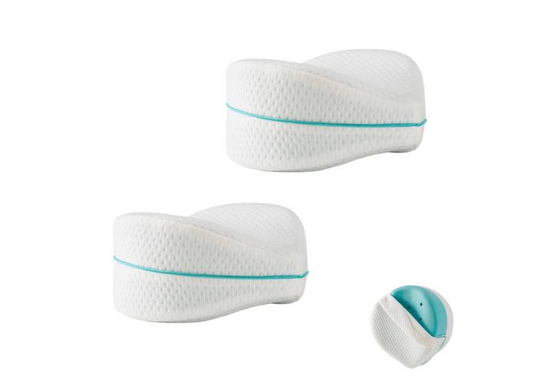 Restform® Seitenschläferkissen Leg Pillow ergonomisches Knie- und Beinruhekissen, Spar-Set, 2-tlg., 1er oder 2er Pack, Orthopädisches Beinkissen aus Memory-Schaum, Seitenschläferkissen von Restform®