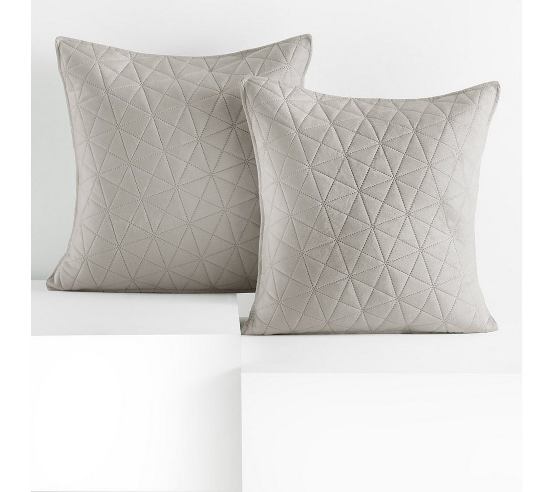 Restilo Kissenbezug Kissen Kissenbezug mehre Größen 2er Set Wohnzimmer Dekokissen, (2 Stück), 2er Set mit Samtoptik von Restilo