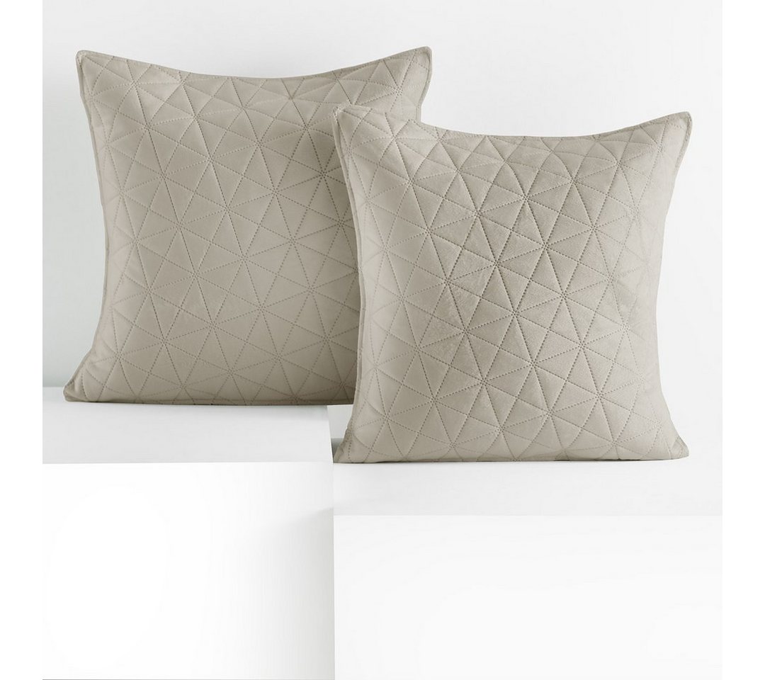 Restilo Kissenbezug Kissen Kissenbezug mehre Größen 2er Set Wohnzimmer Dekokissen, (2 Stück), 2er Set mit Samtoptik von Restilo