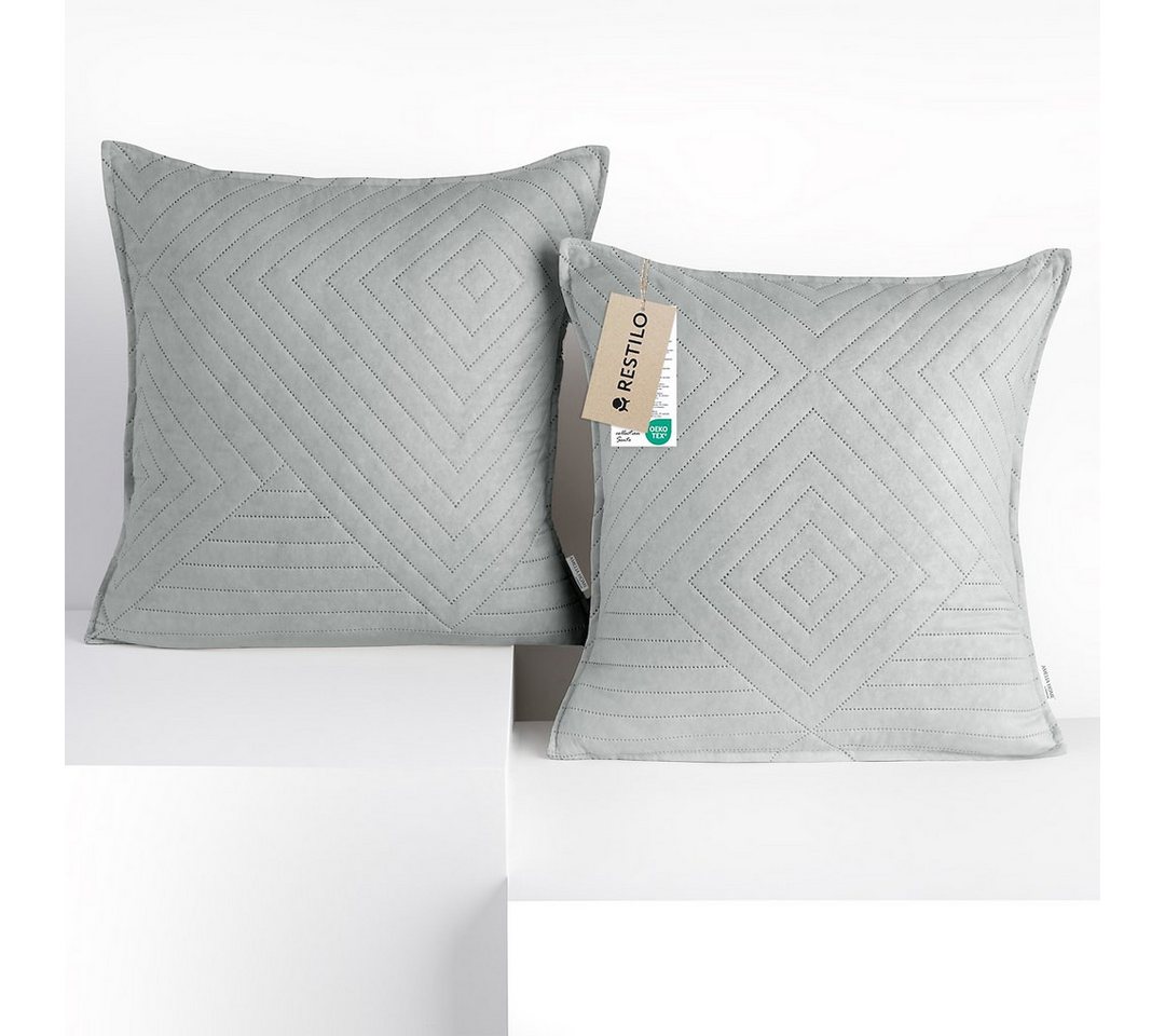 Restilo Kissenbezug Kissenbezug mehre Größen Wohnzimmer Dekokissen Bezug, (2 Stück), Mikrofasertextilien von Restilo