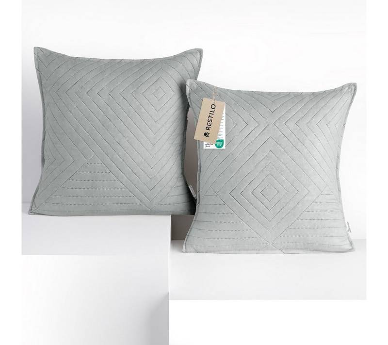 Restilo Kissenbezug Kissenbezug mehre Größen Wohnzimmer Dekokissen Bezug, (2 Stück), Mikrofasertextilien von Restilo