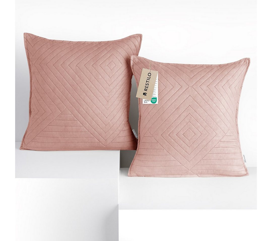 Restilo Kissenbezug Kissenbezug mehre Größen Wohnzimmer Dekokissen Bezug, (2 Stück), Mikrofasertextilien von Restilo