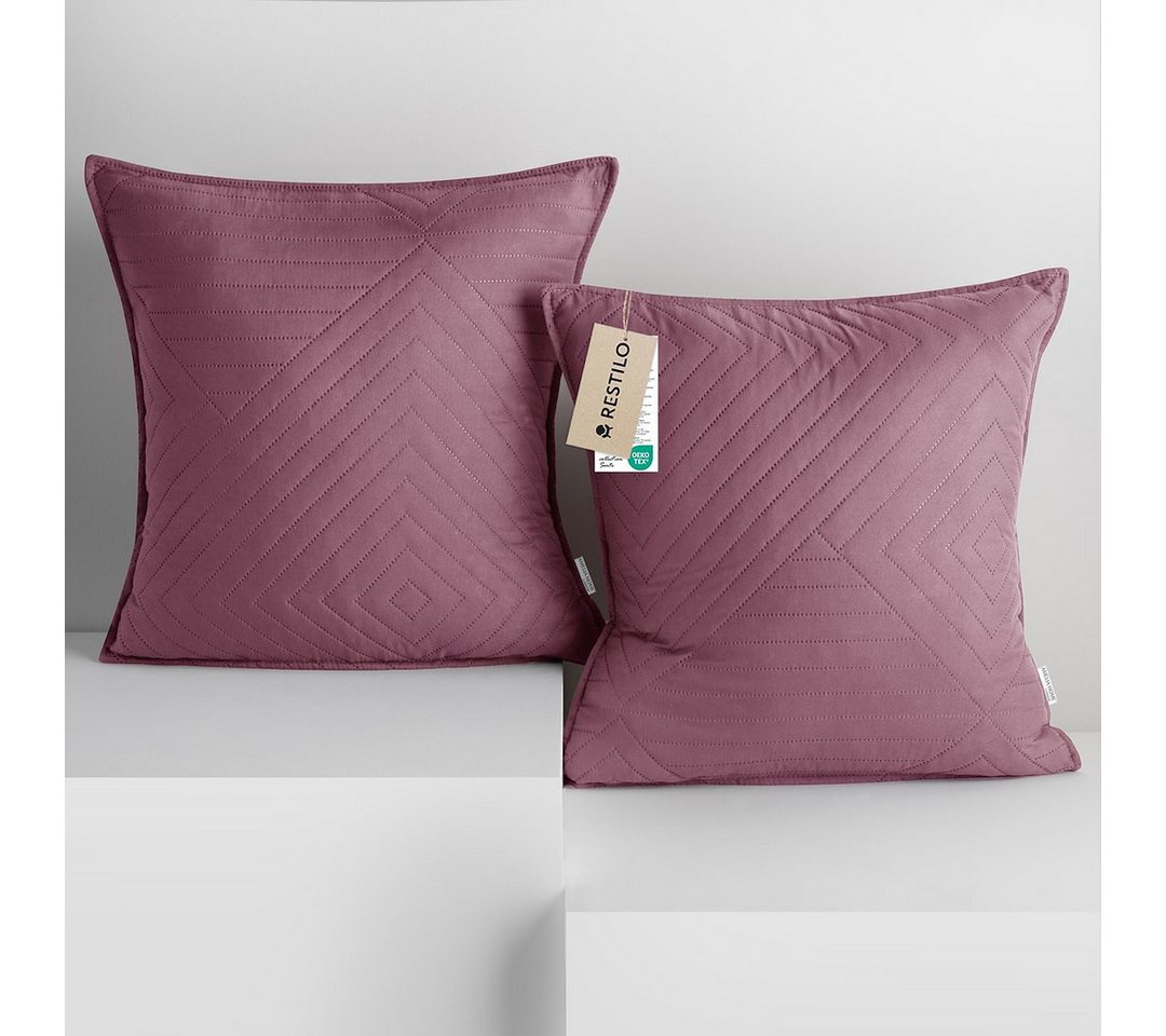 Restilo Kissenbezug Kissenbezug mehre Größen Wohnzimmer Dekokissen Bezug, (2 Stück), Mikrofasertextilien von Restilo