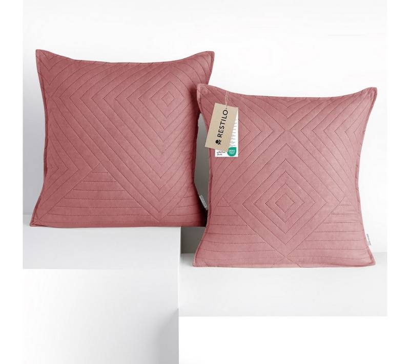 Restilo Kissenbezug Kissenbezug mehre Größen Wohnzimmer Dekokissen Bezug, (2 Stück), Mikrofasertextilien von Restilo