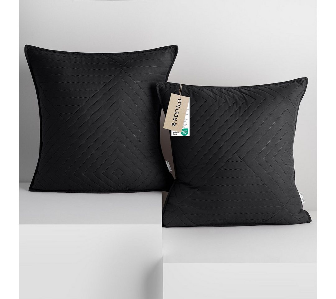 Restilo Kissenbezug Kissenbezug mehre Größen Wohnzimmer Dekokissen Bezug, (2 Stück), Mikrofasertextilien von Restilo