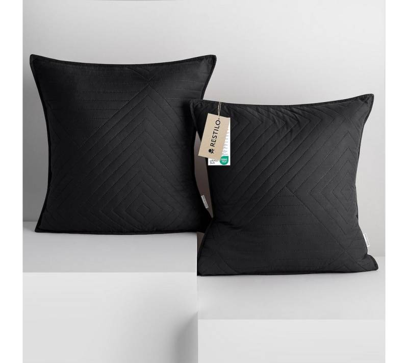 Restilo Kissenbezug Kissenbezug mehre Größen Wohnzimmer Dekokissen Bezug, (2 Stück), Mikrofasertextilien von Restilo