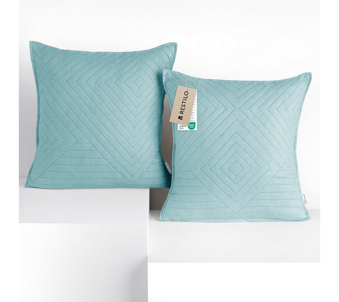 Restilo Kissenbezug Kissenbezug mehre Größen Wohnzimmer Dekokissen Bezug, (2 Stück), Mikrofasertextilien von Restilo