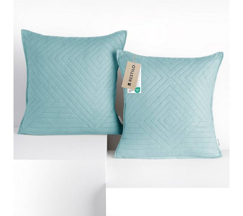 Restilo Kissenbezug Kissenbezug mehre Größen Wohnzimmer Dekokissen Bezug, (2 Stück), Mikrofasertextilien von Restilo