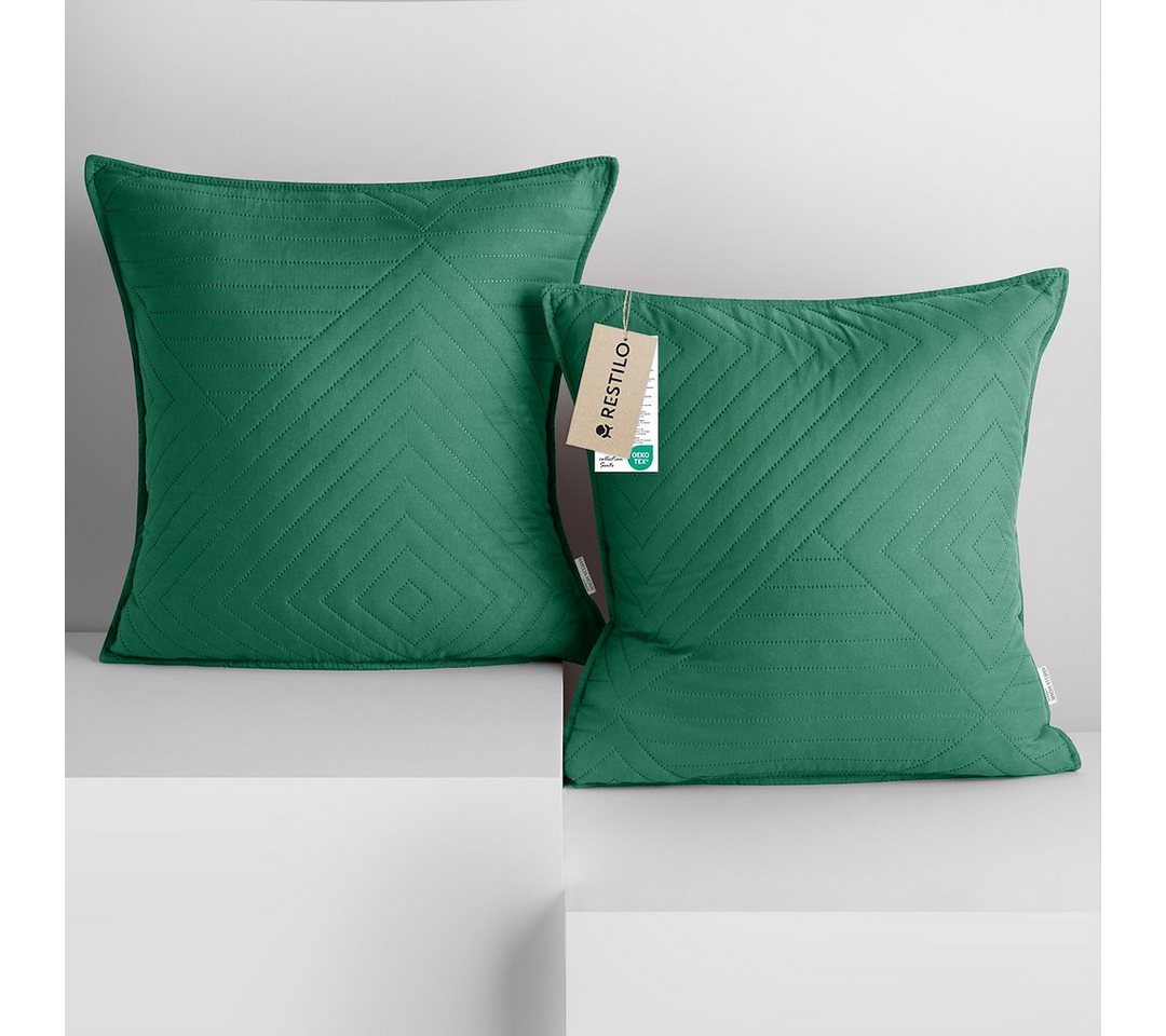 Restilo Kissenbezug Kissenbezug mehre Größen Wohnzimmer Dekokissen Bezug, (2 Stück), Mikrofasertextilien von Restilo