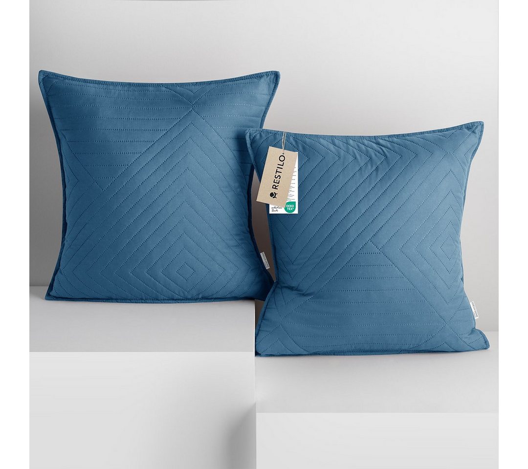 Restilo Kissenbezug Kissenbezug mehre Größen Wohnzimmer Dekokissen Bezug, (2 Stück), Mikrofasertextilien von Restilo