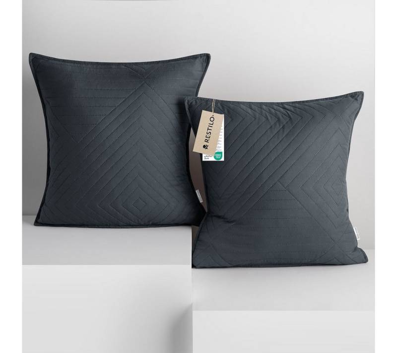 Restilo Kissenbezug Kissenbezug mehre Größen Wohnzimmer Dekokissen Bezug, (2 Stück), Mikrofasertextilien von Restilo