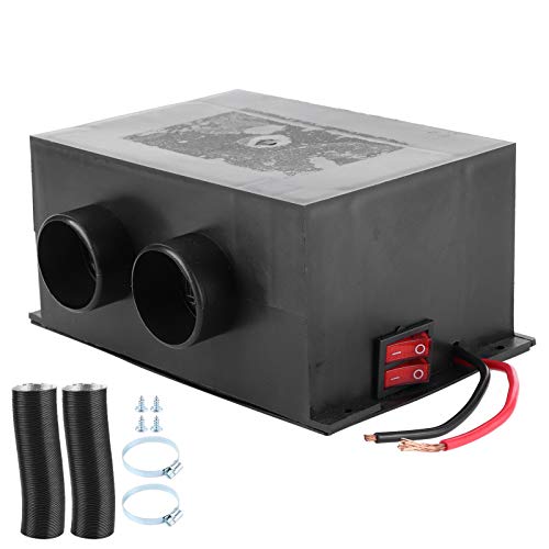 Car Heater 2 Hole Portable 12V 600W Universal Auto Defroster Fast Heating Winter Warmer Noiseless von Restokki