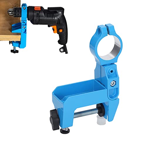 Electric Drill Holder Rotating Fixing Stand Universal Grinder Clamp Aluminium Alloy Workshop Garage von Restokki