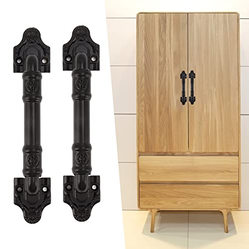 Restokki 2pcs Heavy Duty Black Door Griff, moderne Stil glatte Oberfläche für Lagerentür Schiebetür Restokki 2pcs Heavy Duty Black Door Griff, moderne Stil glatte Oberfläche für Lagerentür Schiebetür von Restokki