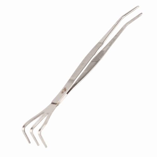 Restokki Bonsai Tweezers Root Rake Stainless Steel 2 in 1 Multifunctional Tool for Soil Farming von Restokki