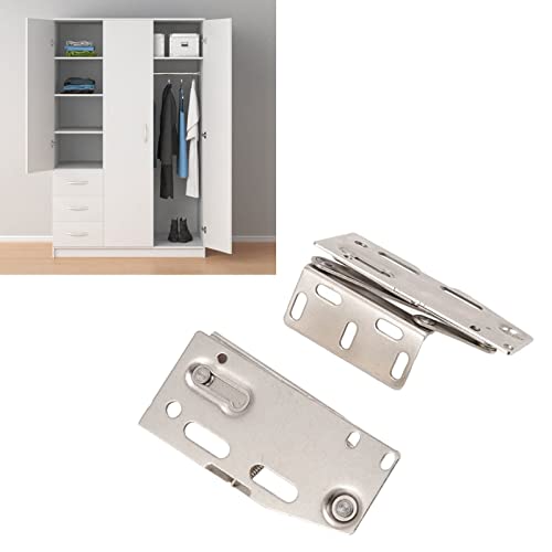 Restokki Cabinet Door Hinge, Sturdy 2 Sets Spring Hinge Furniture Accessories Cupboard Door, Applicable for Cabinet von Restokki