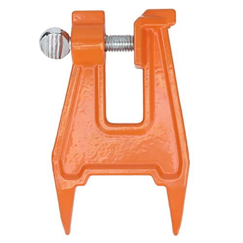 Restokki Chain Filing Vise Compact Lightweight Iron Use Anywhere 5.1in x 2.4in Orange Chain Saw Chain Sharpening Vise Logging von Restokki