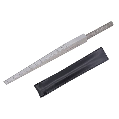 Restokki Edelstahl-Taper-Messgeräteschweiß-Wedge Fühler-Gap-Werkzeug 2 Skala 0,5-11 mm mit Lederbeutel Restokki Edelstahl-Taper-Messgeräteschweiß-Wedge Fühler-Gap-Werkzeug 2 Skala 0,5-11 mm mit Lederbeutel von Restokki