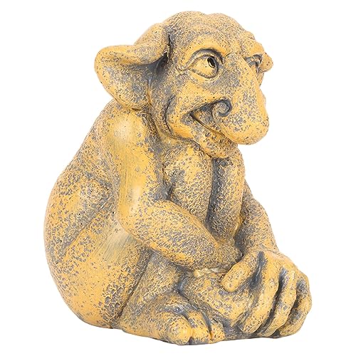 Restokki Gargoyle-Skulptur-Statue, Gothic-Halloween-Außendekoration, Terrassenhof-Rasen-Veranda-Dekoration, Ornament-Geschenk von Restokki