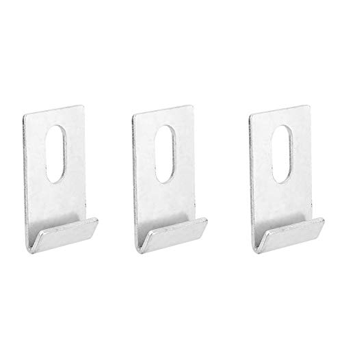 Restokki Greenhouse Base Clips Sliver Metal Fixings Kit -Werkzeug für Gewächshauswächter Clips von Restokki