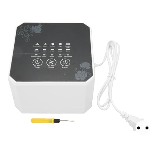 Restokki Kleiner Luftreiniger – Effizienter Multifunktionaler Mini-Desktop-Luftreiniger Mit Filter Für Den Schreibtisch Im Schlafzimmer, Verhindert Saisonale Krankheiten durch Die Luft(EU Plug) von Restokki