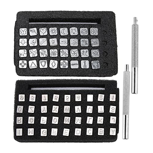 Restokki Leather Stamper Punching Tool for DIY Craft Printing, Letter Number 6mm Punch Set Restokki Leather Stamper Punching Tool for DIY Craft Printing, Letter Number 6mm Punch Set von Restokki