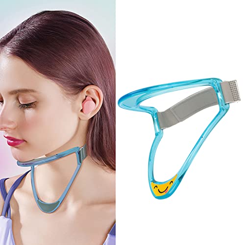 Restokki Neck Brace Cervical Support, verstellbare Halskrause Neck Brace Forward Head Posture Traction Stretcher(blau) von Restokki