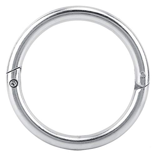 Restokki Nutztier absetzen Kuh Nasenring Kunststoff Entwöhnung Ausrüstung, Edelstahl Stiernasenring Viehzucht Zubehör Rinder Stiernasenzange Hoop Piercing Ringe(M) von Restokki