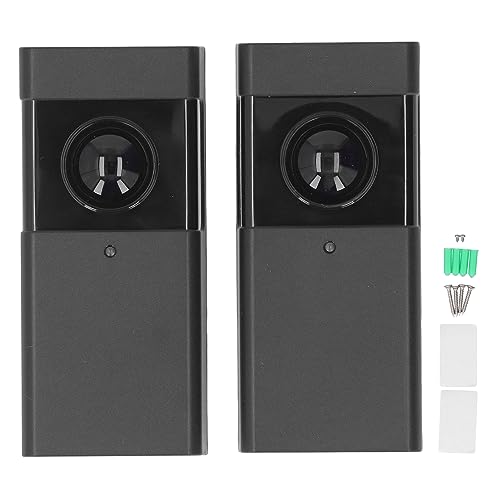 Türöffner-Infrarotsensor, Erkennungsentfernung 30 M, 12–24 V, Sicherheits-Lichtvorhänge, Sicherheitsschutz, Sensor-Lichtbildschirm(黑色) von Restokki