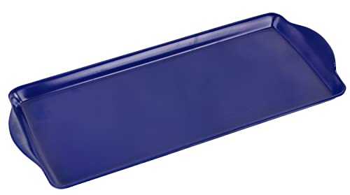 Calypso Basics 06705 Plastic Tidbit Tray Melamin Sandwich-Tablett, Indigo von Reston Lloyd