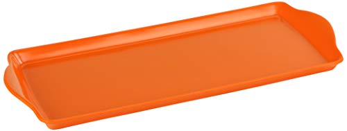 Calypso Basics Sandwich-Tablett aus Melamin, Kunststoff, Orange von Reston Lloyd
