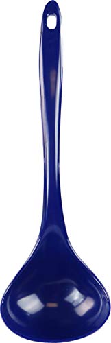 Reston Lloyd Melamine Soup Ladle Kitchen Premium Quality Utensil with Heat Resistant Ergonomic Handle Langlebiger, BPA-freier Kunststoff, indigo von Reston Lloyd