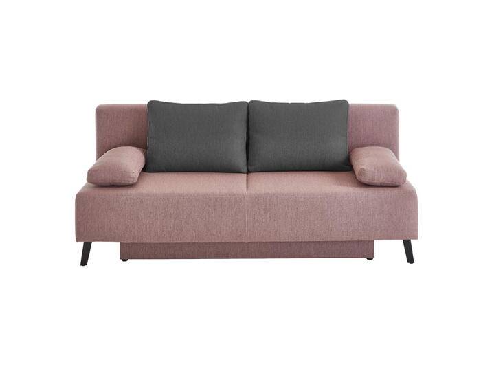 Restyl Sweet Querschläfer mit Stauraum in zweifarbigem Stoffbezug rosa und Rückenkissen in grau in weiteren Stoffbezügen lieferbar Füße wählbar Restyl Sweet Querschläfer mit Stauraum in zweifarbigem Stoffbezug rosa und Rückenkissen in grau in weiteren Stoffbezügen lieferbar Füße wählbar von Restyl