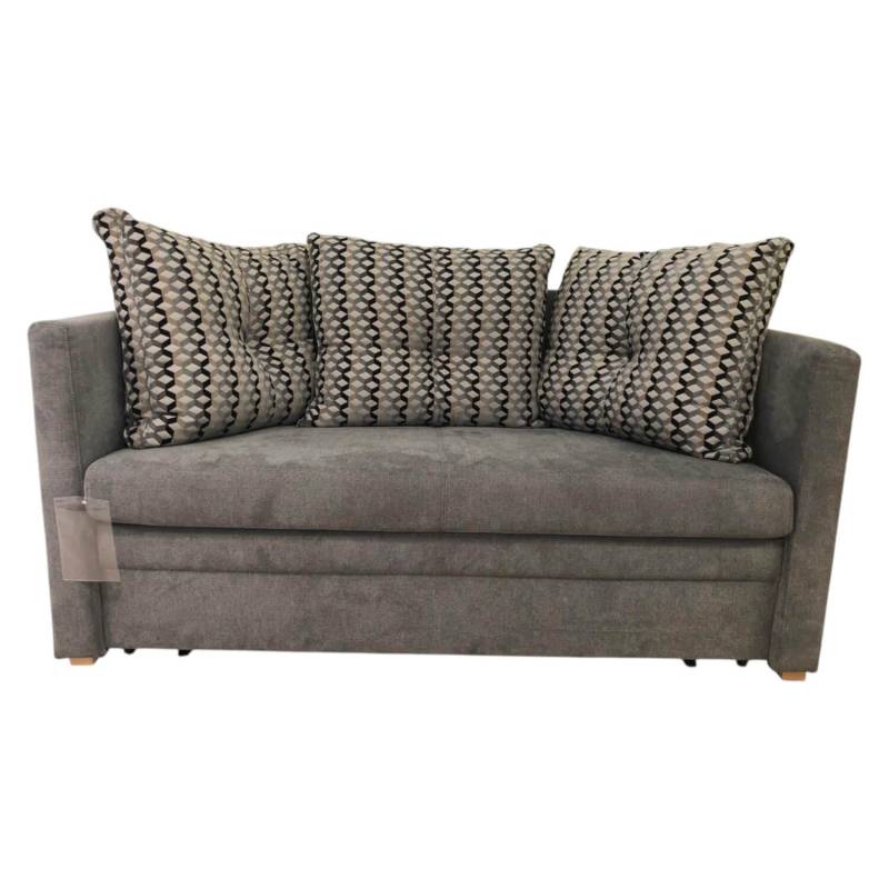 Schlafsofa Isabella Stoff 2-6839 Grau mit Auszugsfunktion von Restyl