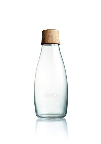 Retap BRP05-LPGW 0,5 Glas-Wasserflasche, Walnuss von Retap