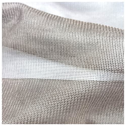 Rete Mimeti Material Faraday Stoff EMF-Schutzgewebe Strahlenschutz Silberfaser-Netz Elektromagnetisches RFID-Blockierungsmaterial Für Vorhangmückenbekleidung (Size:1.5X2m) von Rete Mimeti