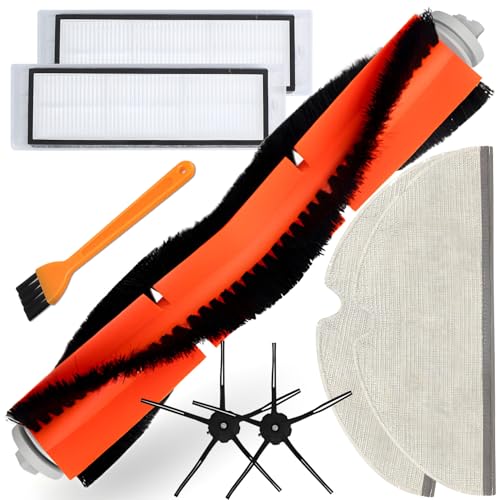Retoo Bürste und Filter Teile Zubehör-Kit viele kompatibel für Roborock Vacuum Saugroboter Zubehörset Ersatzteile 1x Hauptbürste 2x Seitenbürste 2x Hepa Filter Weiß Orange Retoo Bürste und Filter Teile Zubehör-Kit viele kompatibel für Roborock Vacuum Saugroboter Zubehörset Ersatzteile 1x Hauptbürste 2x Seitenbürste 2x Hepa Filter Weiß Orange von Retoo
